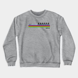 Women's Racing World Champion Bike Stripes Crewneck Sweatshirt